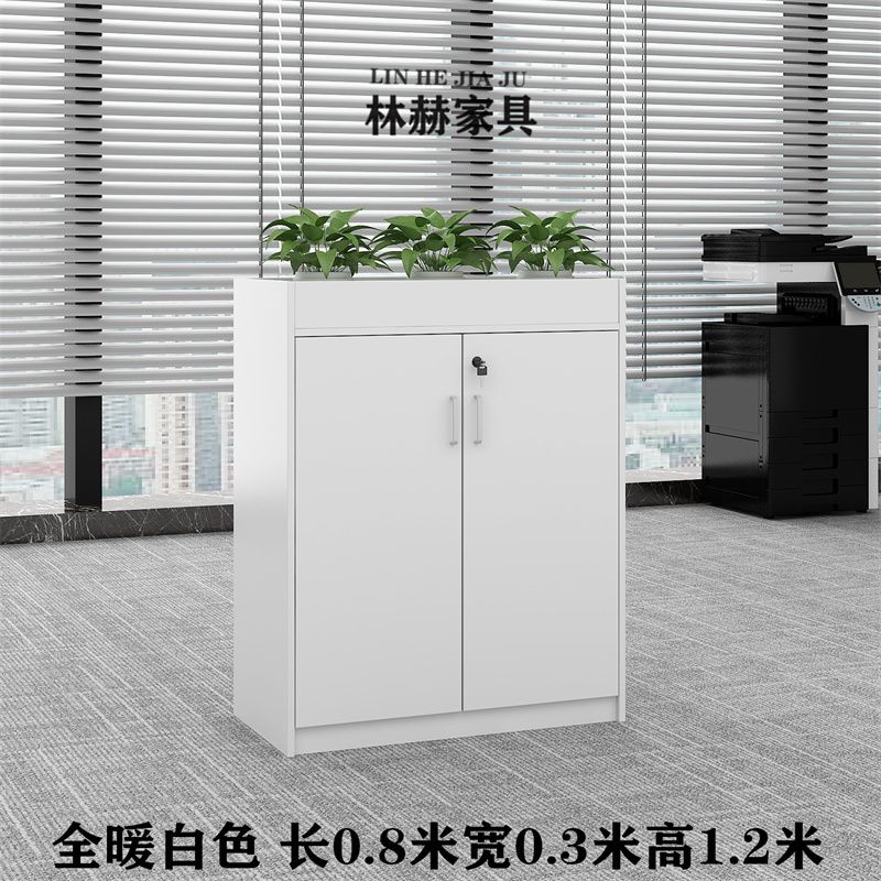 深圳可定做简约现代花槽柜矮柜文件资料柜工厂隔断办公室隔断柜