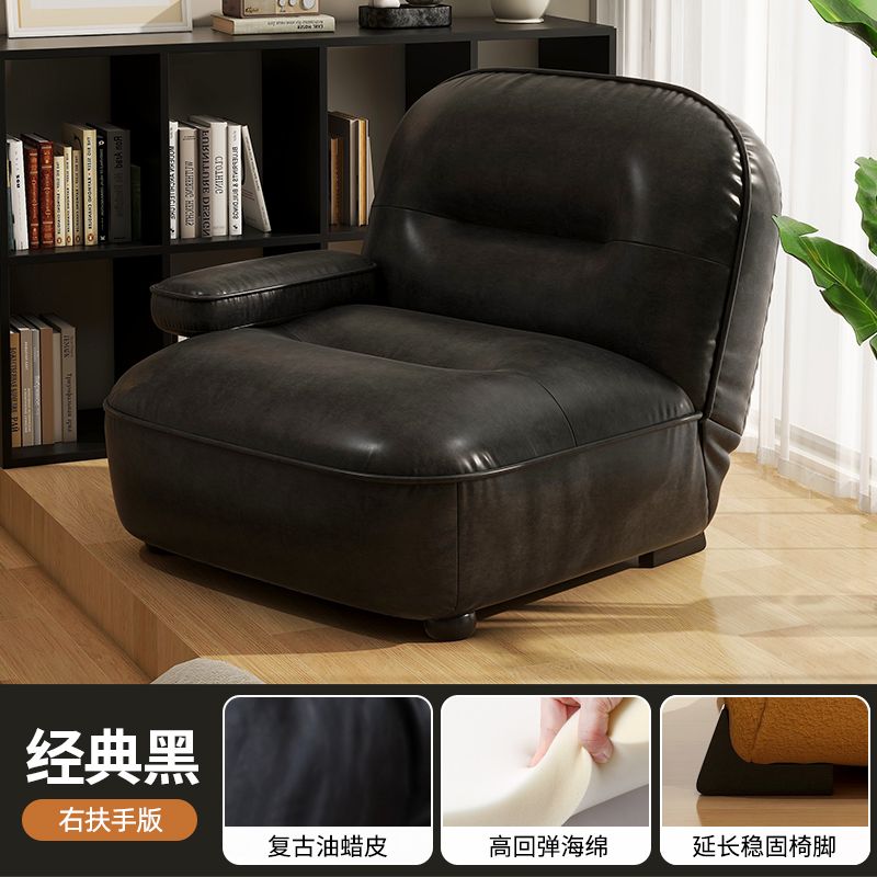 单人沙发椅甲壳虫设计师客厅现代简约奶油风羊羔毛绒懒人休闲椅子