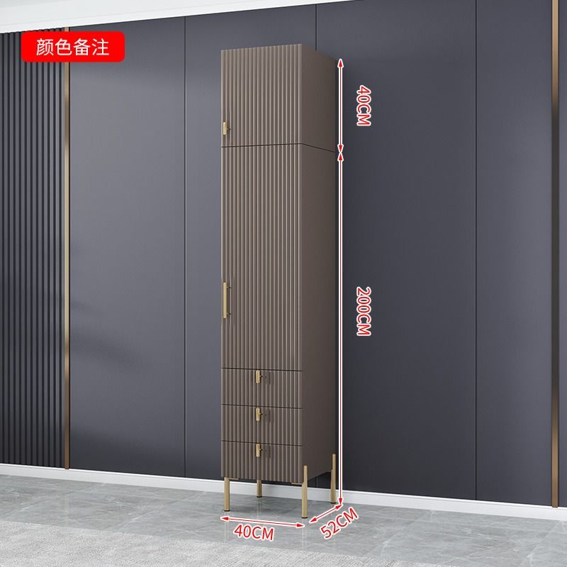 简约轻奢衣柜家用卧室用小户型简约柜子出租房用组装衣橱高级网红