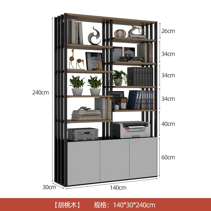 办公室隔断置物架落地餐厅围栏卡座栅栏玄关文件架铁艺屏风隔断柜
