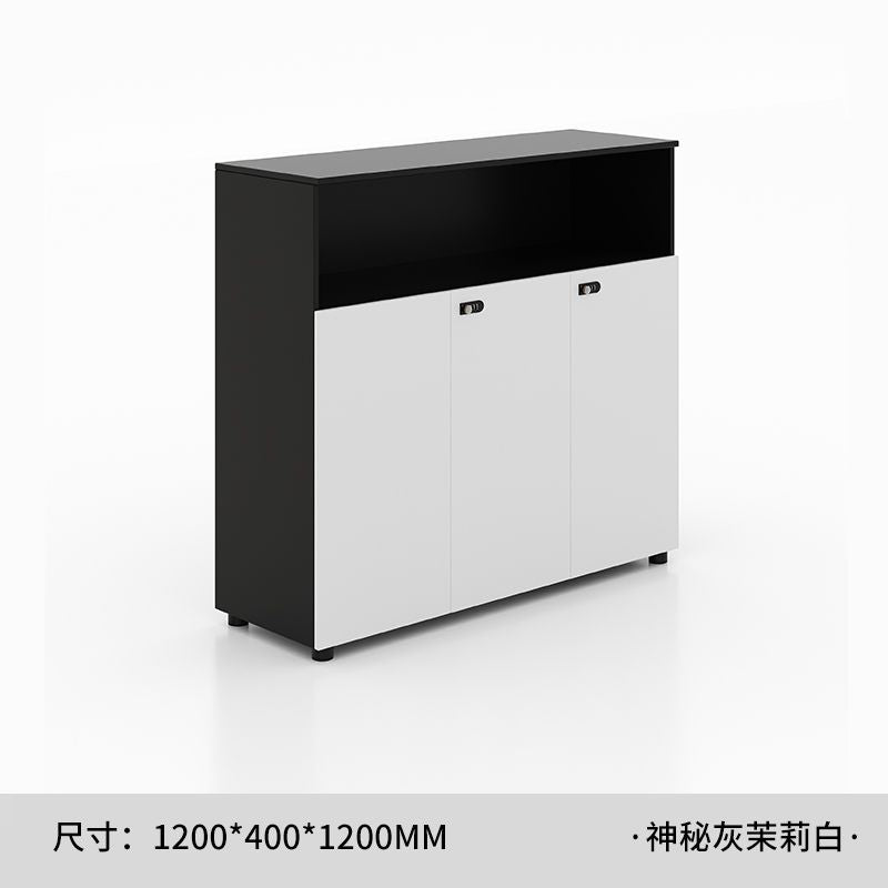 办公室文件柜资料档案柜密码锁柜子储物柜简约组合办公柜地柜矮柜