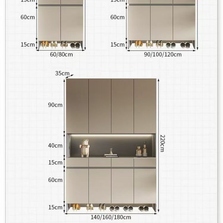 鞋櫃家用一體靠牆門廳入戶玄關櫃陽臺大容量收納儲物櫃子可定製