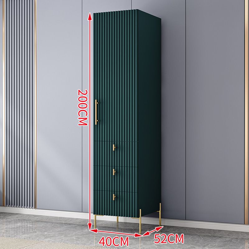 现代简约衣柜五门四门极简衣橱组合大衣柜家用卧室轻奢收纳柜子