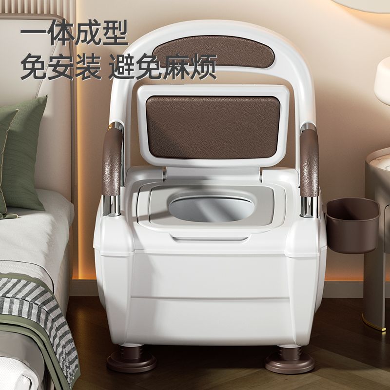 高端豪华老人孕妇坐便老年移动马桶卫生间家用室内成人大小便椅
