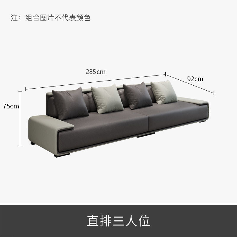 北欧布艺沙发客厅大小户型组合可拆洗现代简约乳胶科技布沙发整装