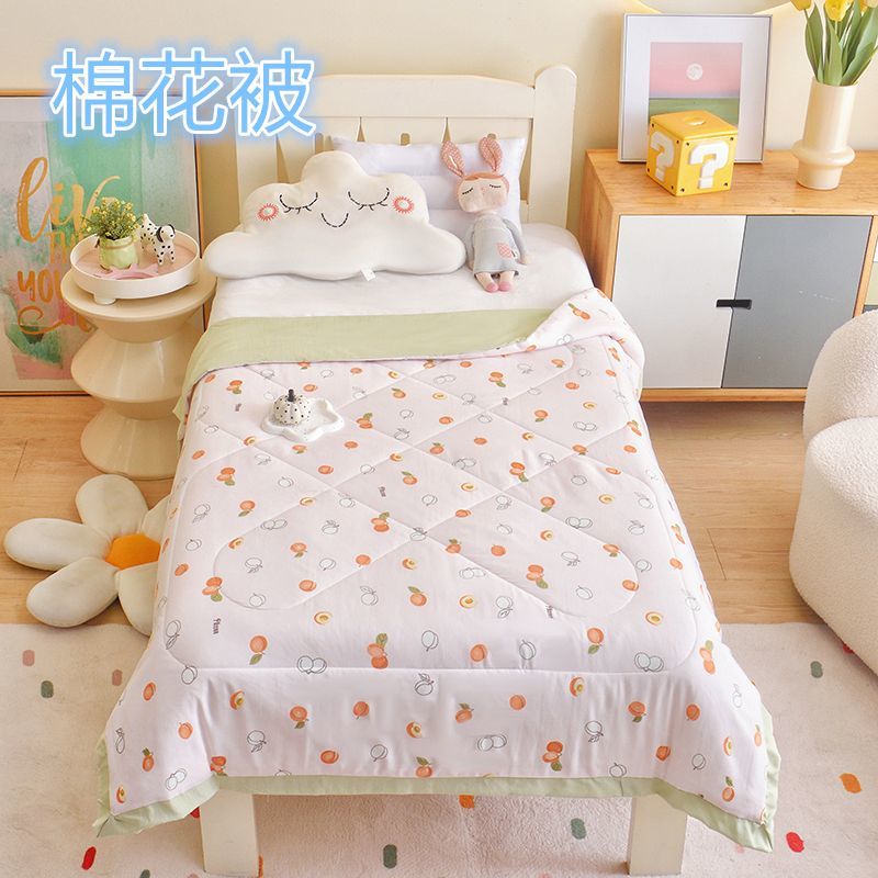 儿童幼儿园夏凉被婴儿宝宝夏季被子午睡薄款被芯空调被双层纱夏被