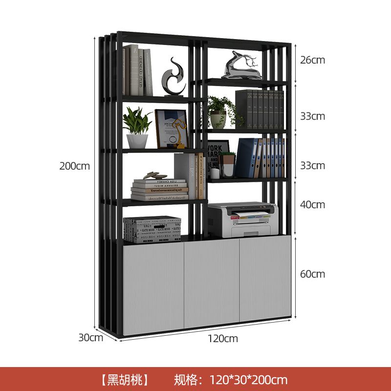 办公室隔断置物架落地餐厅围栏卡座栅栏玄关文件架铁艺屏风隔断柜