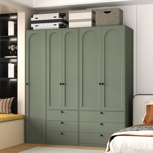 家用钢制衣柜卧室小户型铁艺挂衣柜组合儿童衣橱夹缝柜储物柜