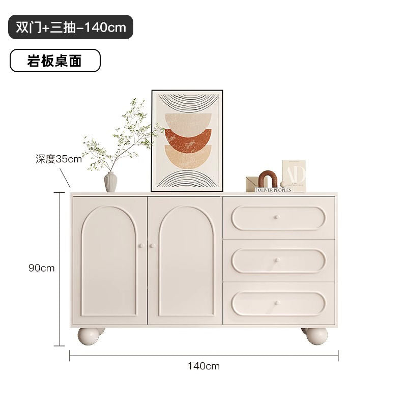 实木餐边柜斗柜小户型轻奢收纳柜储物柜橱柜家用客厅简约靠墙柜子