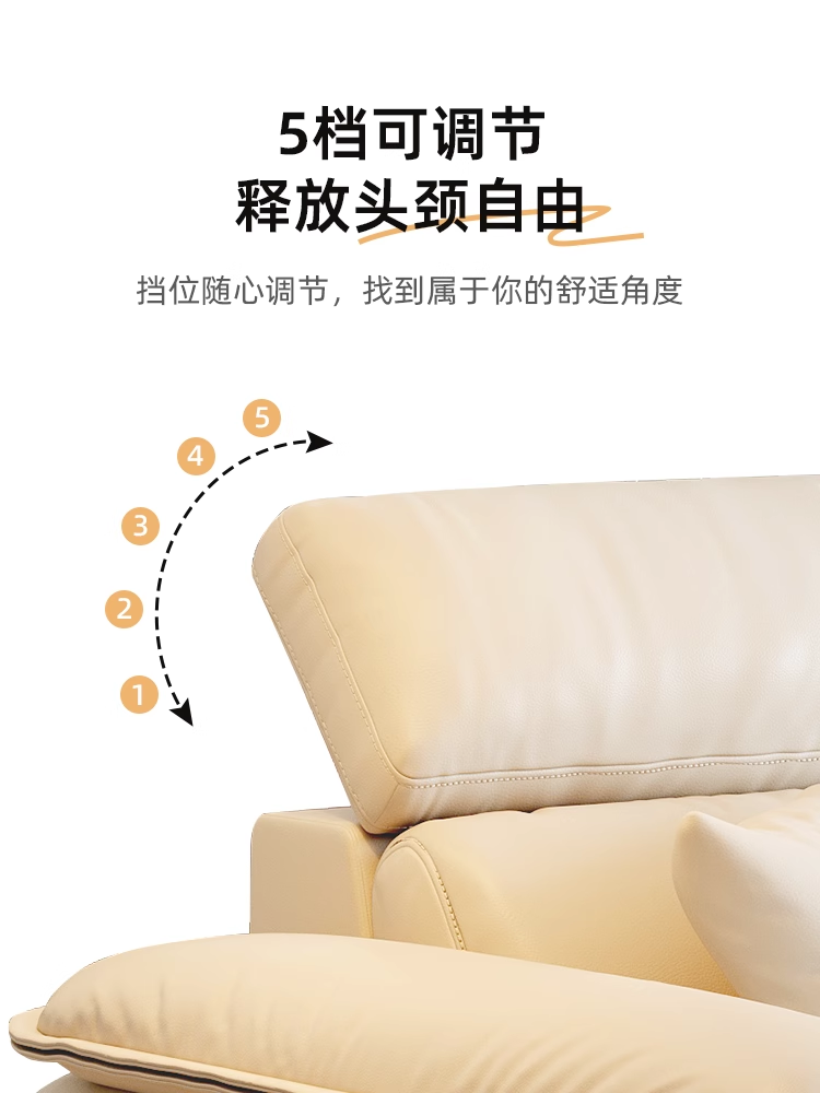 【工厂直销】真皮电动沙发客厅多功能原木风实木沙发小户型沙发