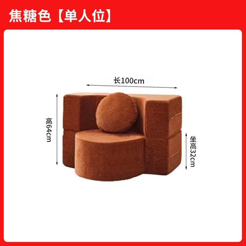 复古沙发沙发床布艺沙发客厅出租屋小户型双人两用拆洗折叠沙发床