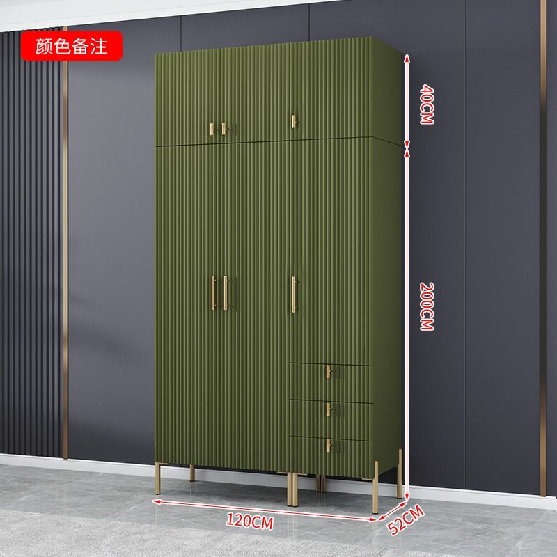 简约轻奢衣柜家用卧室用小户型简约柜子出租房用组装衣橱高级网红