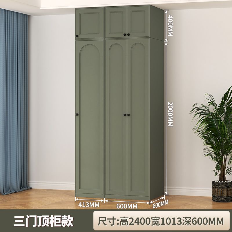 家用钢制衣柜卧室小户型铁艺挂衣柜组合儿童衣橱夹缝柜储物柜