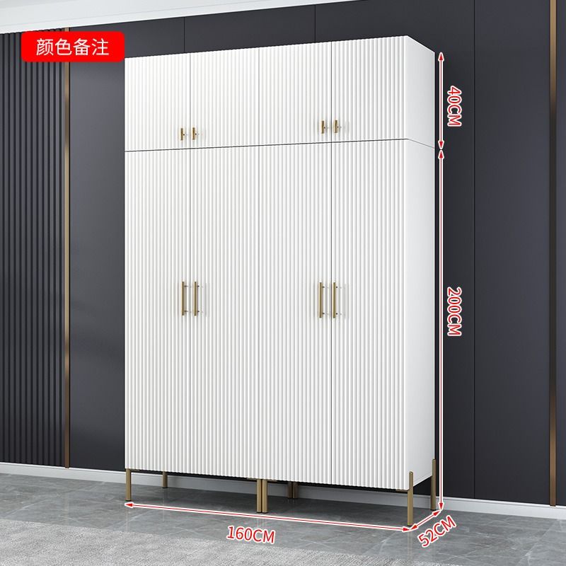 简约轻奢衣柜家用卧室用小户型简约柜子出租房用组装衣橱高级网红