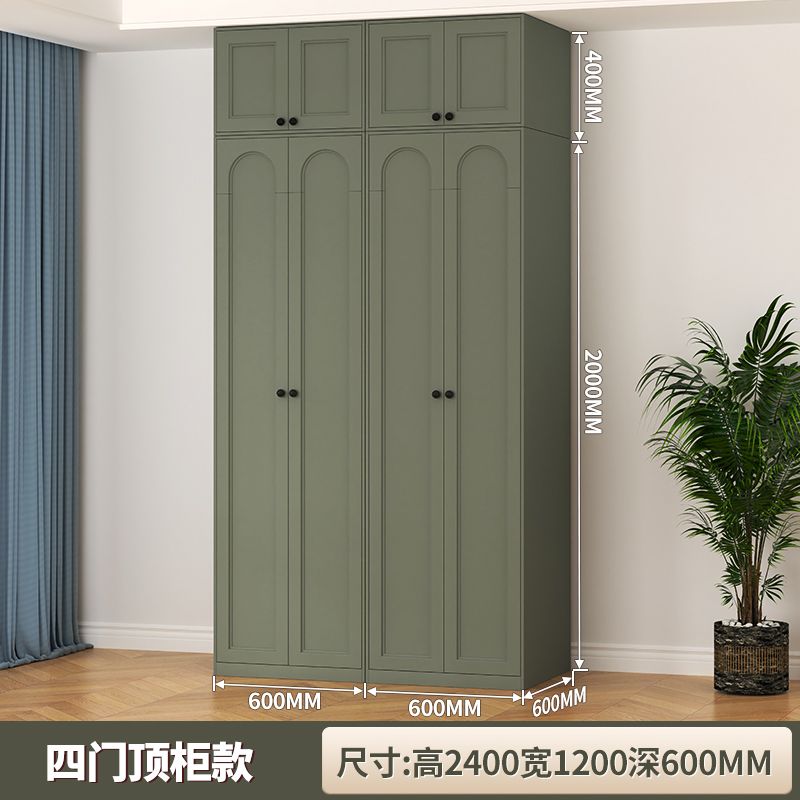 家用钢制衣柜卧室小户型铁艺挂衣柜组合儿童衣橱夹缝柜储物柜