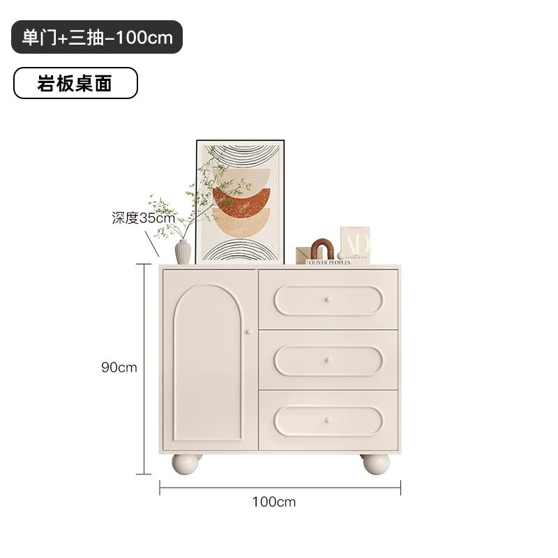 实木餐边柜斗柜小户型轻奢收纳柜储物柜橱柜家用客厅简约靠墙柜子