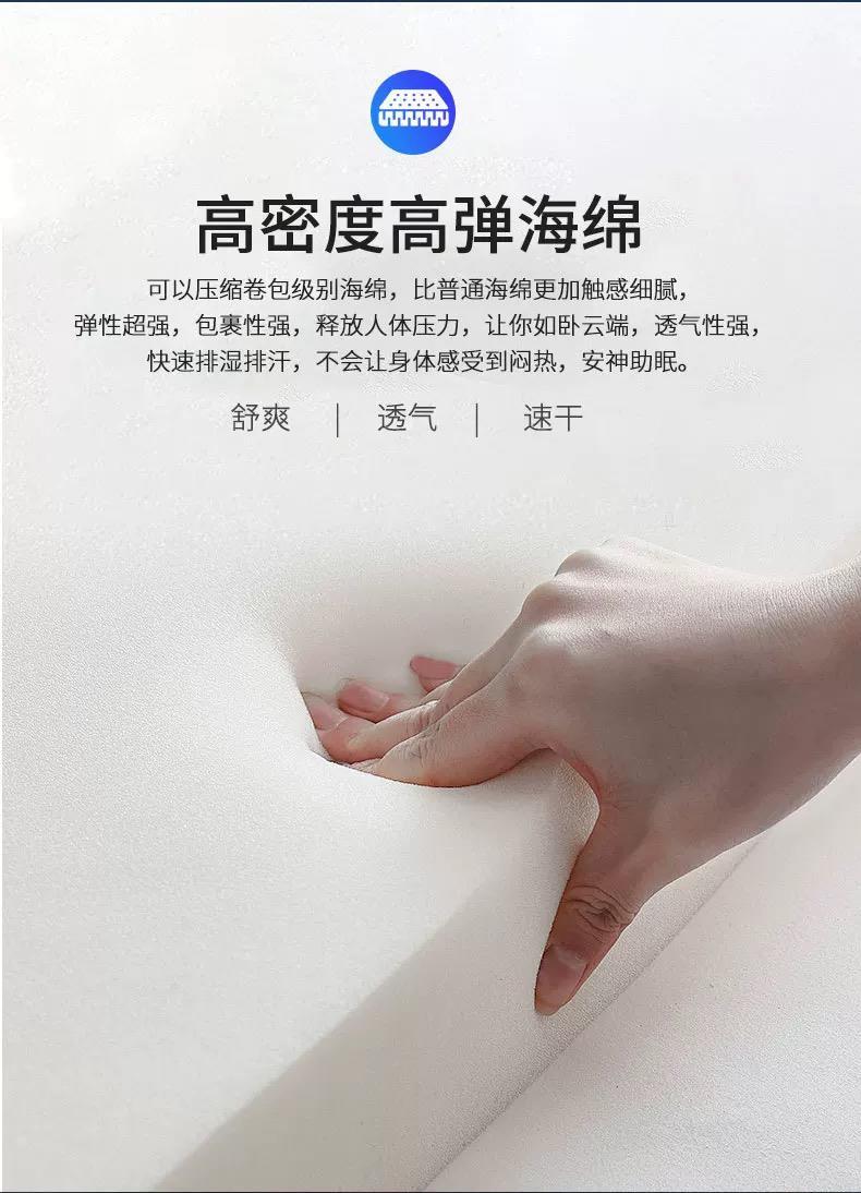 家用臥室牀墊正品獨立袋彈簧壓縮捲包軟硬適中席夢思1.5米1.8米