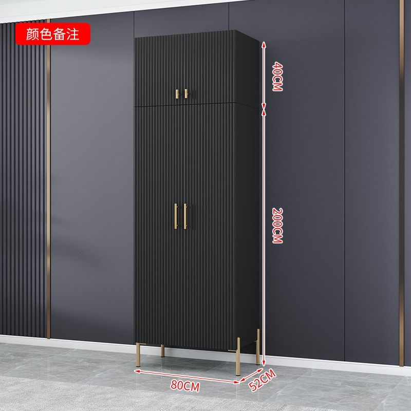 简约轻奢衣柜家用卧室用小户型简约柜子出租房用组装衣橱高级网红