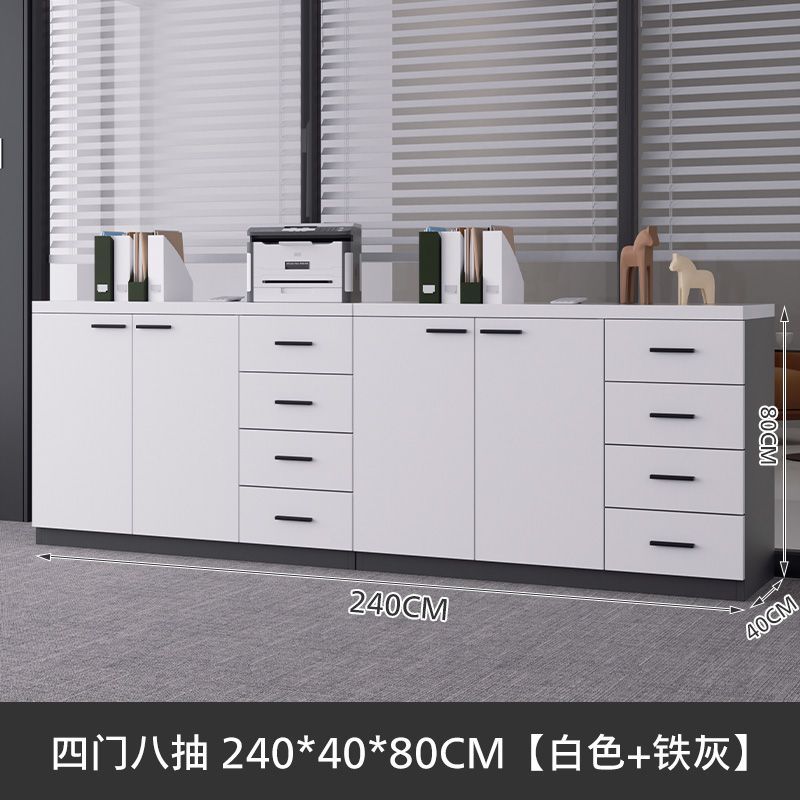 办公室文件柜木质打印机底座落地置物柜储物收纳柜档案资料柜矮柜