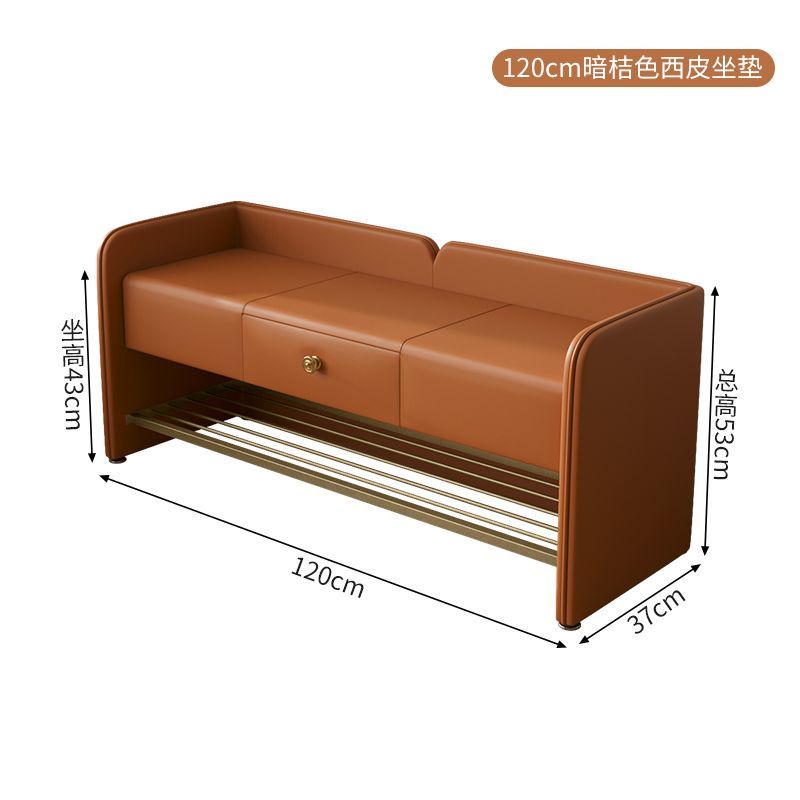 轻奢高级感换鞋凳家用门口换鞋凳可坐穿鞋凳鞋柜一体入户长条鞋凳