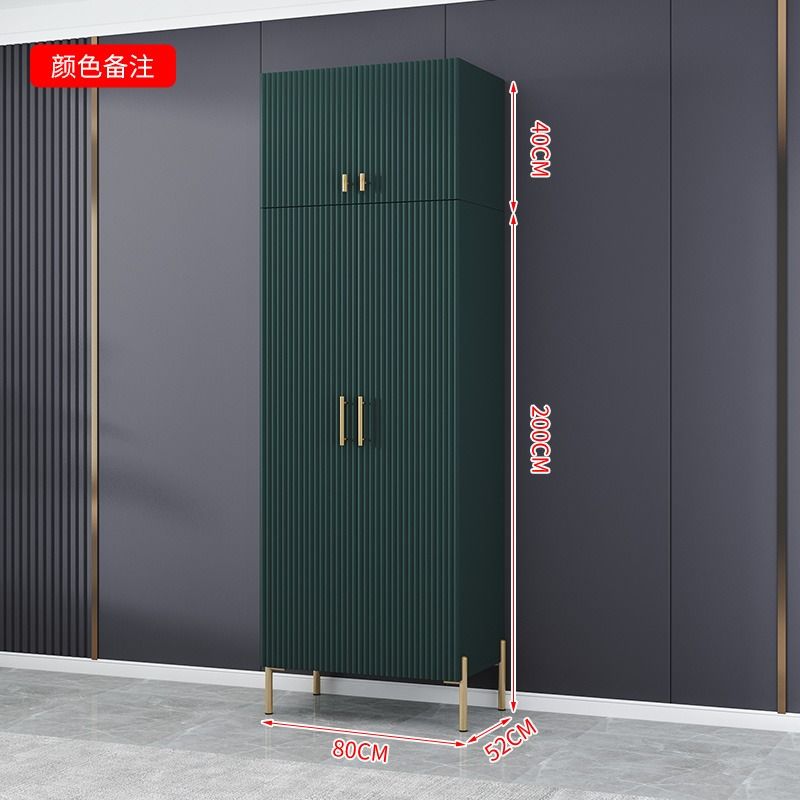 简约轻奢衣柜家用卧室用小户型简约柜子出租房用组装衣橱高级网红