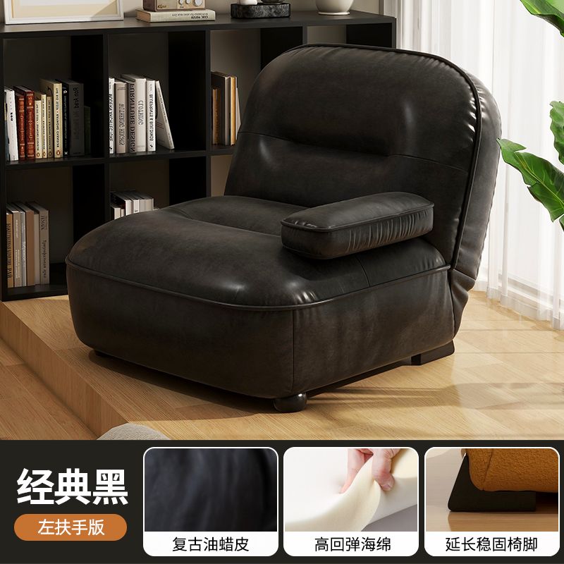 单人沙发椅甲壳虫设计师客厅现代简约奶油风羊羔毛绒懒人休闲椅子