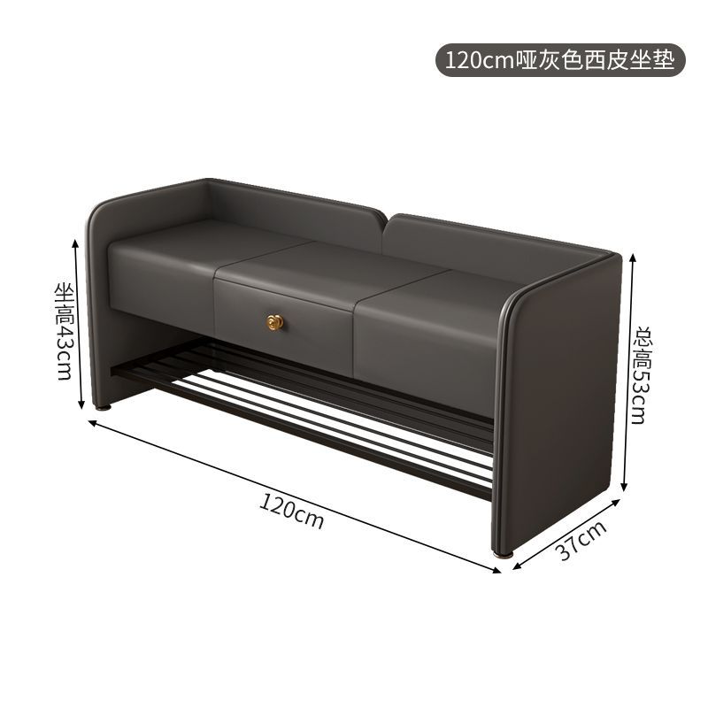 轻奢高级感换鞋凳家用门口换鞋凳可坐穿鞋凳鞋柜一体入户长条鞋凳