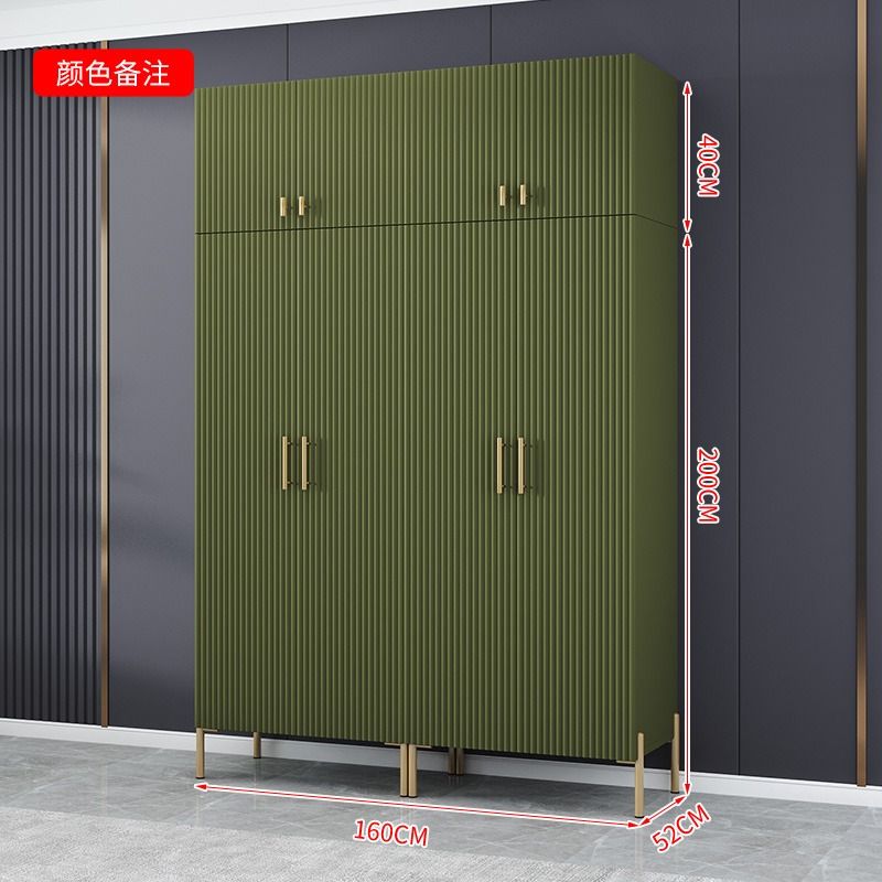 简约轻奢衣柜家用卧室用小户型简约柜子出租房用组装衣橱高级网红