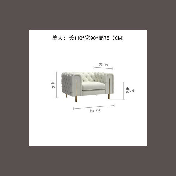 美式轻奢客厅免洗款猫抓爪布科技布奶油风小户型法式拉扣网红沙发