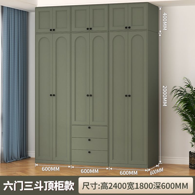 家用钢制衣柜卧室小户型铁艺挂衣柜组合儿童衣橱夹缝柜储物柜