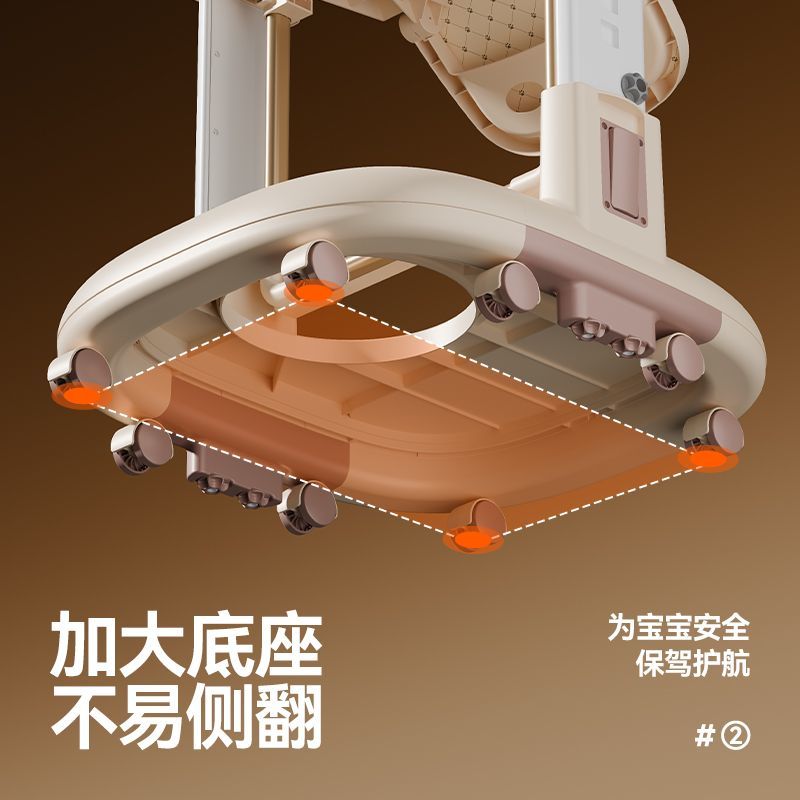 小主早安三合一宝宝餐椅可折叠多功能儿童吃饭椅家用婴儿学坐餐桌