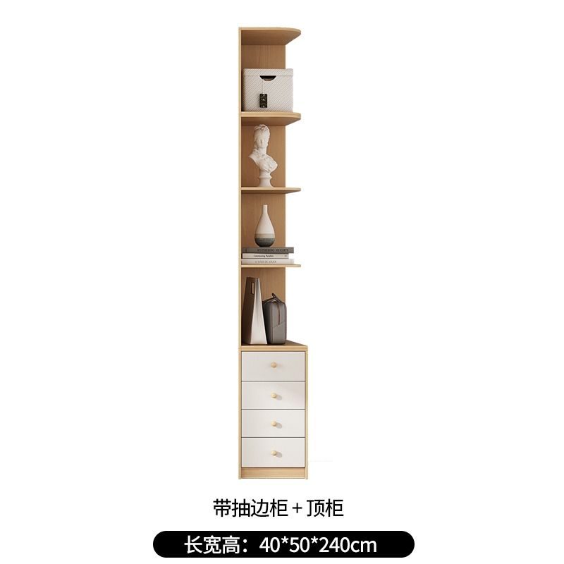 北欧小户型衣柜带梳妆台一体卧室衣橱连书桌化妆桌隐藏镜子组合柜