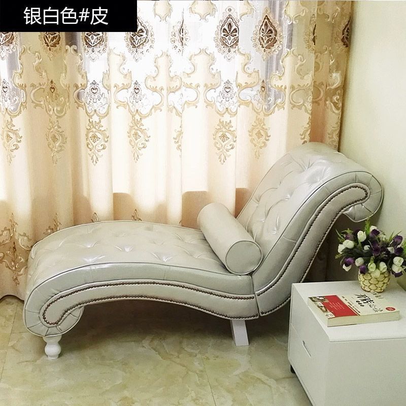 欧式躺椅客厅美人榻单人卧室阳台简约懒人布艺沙发椅午睡小贵妃椅
