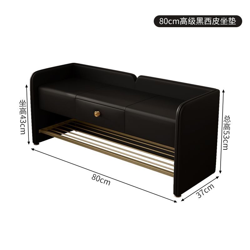 轻奢高级感换鞋凳家用门口换鞋凳可坐穿鞋凳鞋柜一体入户长条鞋凳