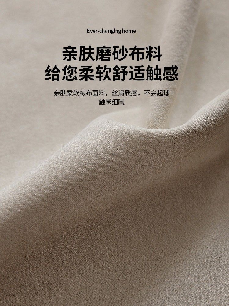 可爱公主圆沙发床可折叠两用小户型女孩卧室日系磨砂布坐卧多功能