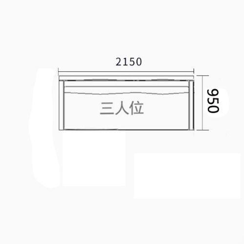 意式極簡蒙德里安Mondrian棉麻布藝皮組合客廳轉角輕奢大平層沙發
