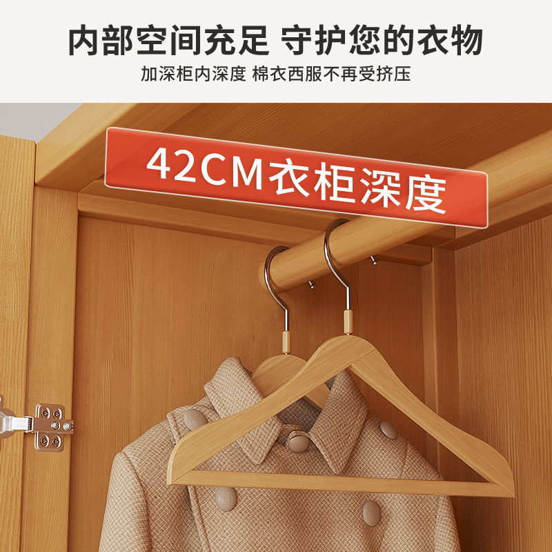 衣柜家用卧室出租房用简易组装经济型楠竹儿童小户型收纳柜子衣橱