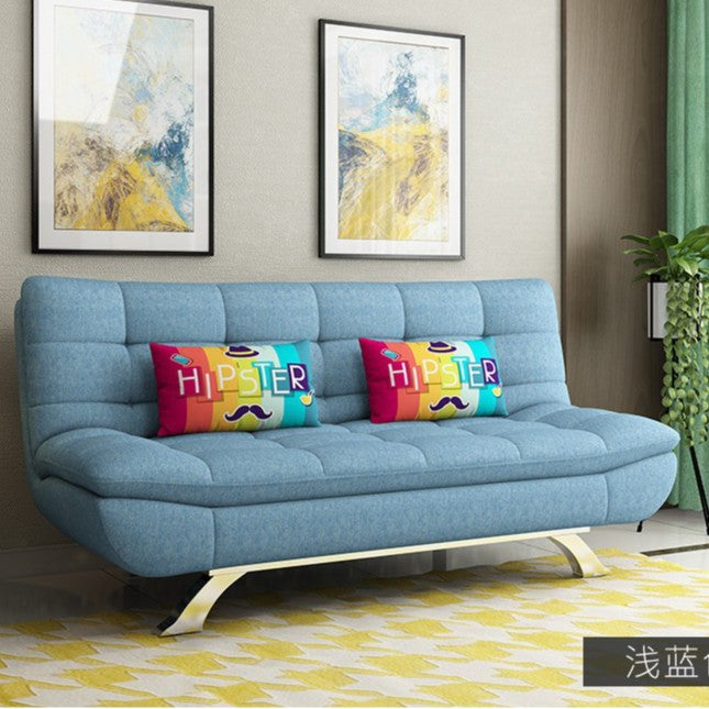 折叠沙发床小户型现代客厅布艺沙发多功能三人沙发床拆洗跨境专供