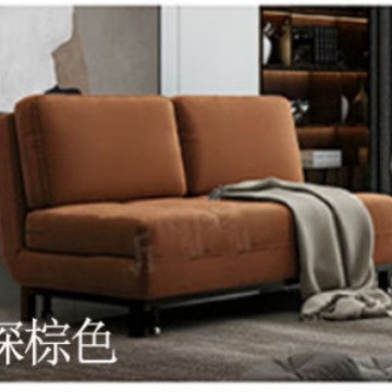 两用双人折叠沙发床 伸缩床小户型可拆洗布艺抽拉床多功能沙发床