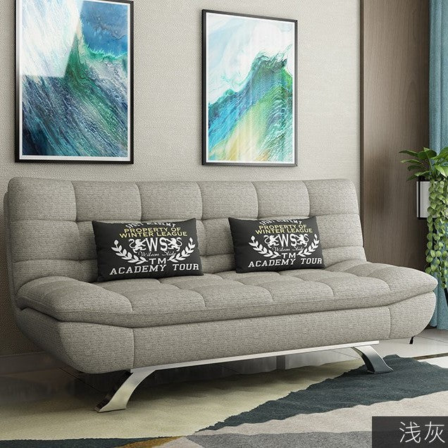 折叠沙发床小户型现代客厅布艺沙发多功能三人沙发床拆洗跨境专供