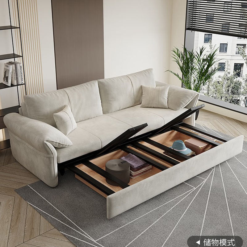 大象耳朵单人双人储物沙发两用折叠小户型奶油风客厅多功能沙发床