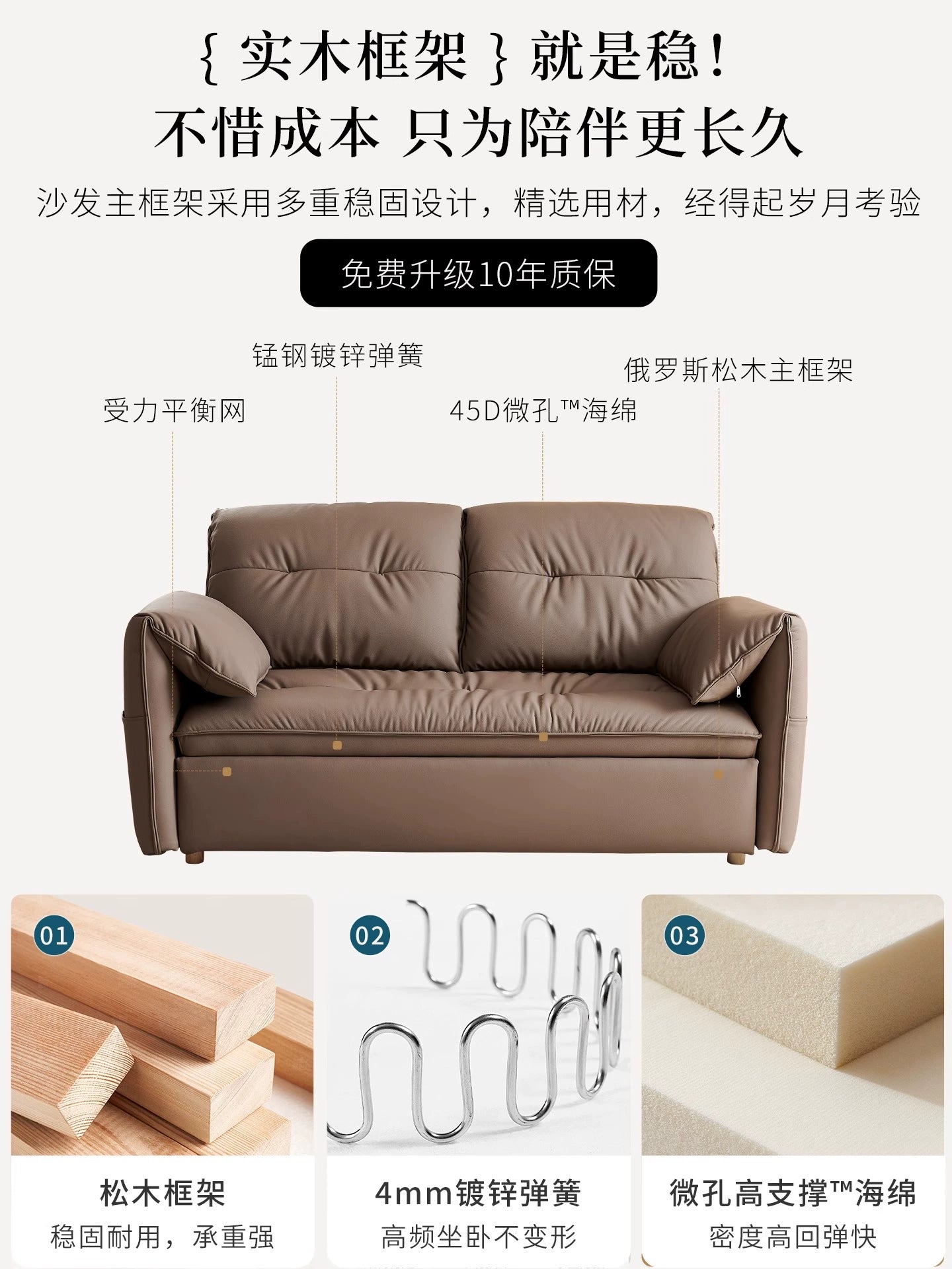 复古风沙发客厅2025新款意式轻奢伸缩可折叠小户型一体两用沙发床