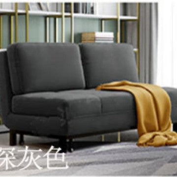 两用双人折叠沙发床 伸缩床小户型可拆洗布艺抽拉床多功能沙发床