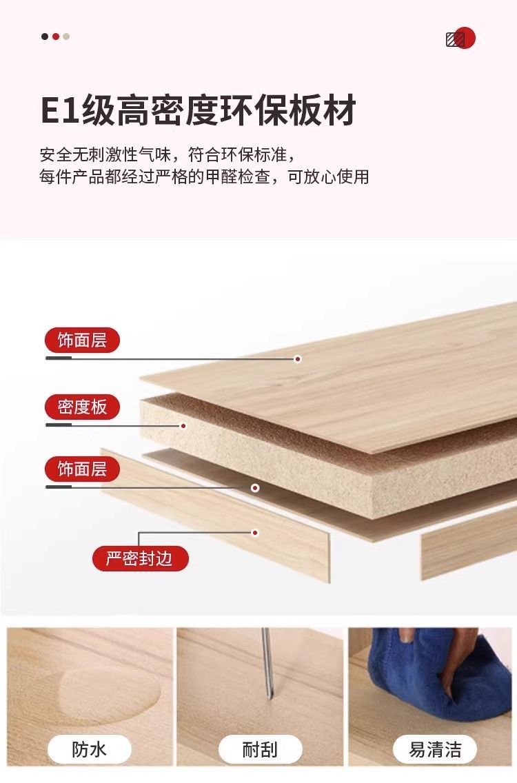 高端奶油風輕奢巖板客廳茶几電視櫃組合高檔小戶型現代簡約地櫃