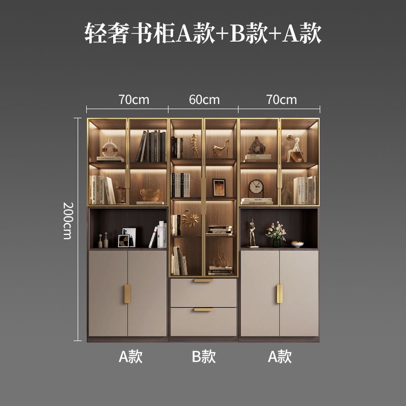 意式極簡輕奢巖板書桌高檔大氣辦公桌椅電腦檯式桌書房寫字檯現代