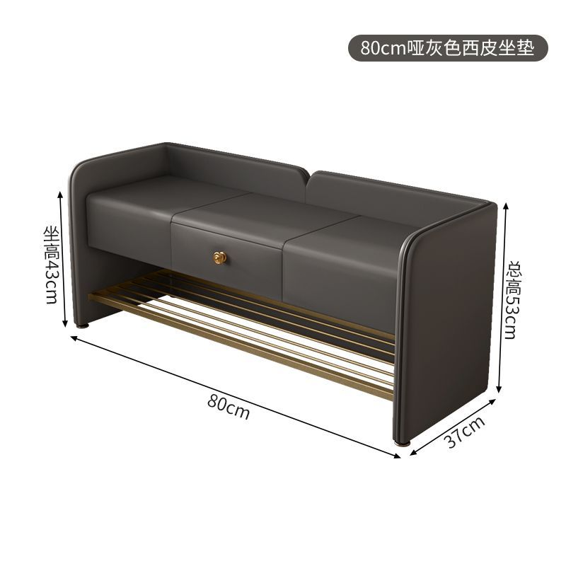 轻奢高级感换鞋凳家用门口换鞋凳可坐穿鞋凳鞋柜一体入户长条鞋凳