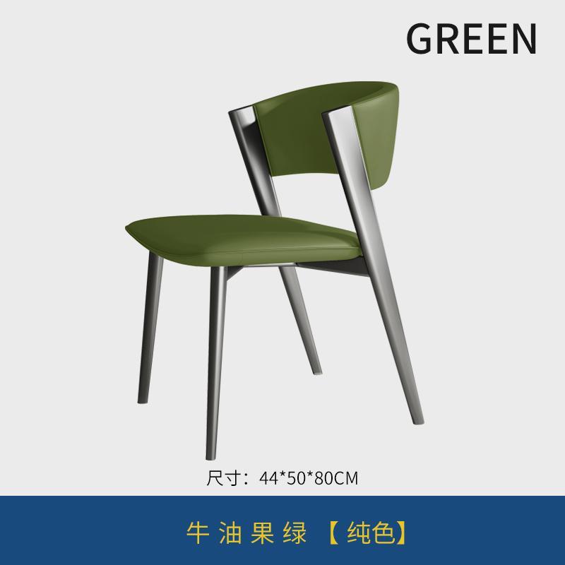 意式轻奢设计师样板房梳妆台靠背椅现代家用餐椅家用高轻奢餐椅级
