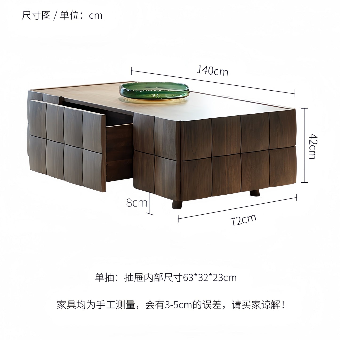北美黑胡桃木色電視櫃臥室創意實木白蠟木客廳意式極簡儲物餐邊櫃