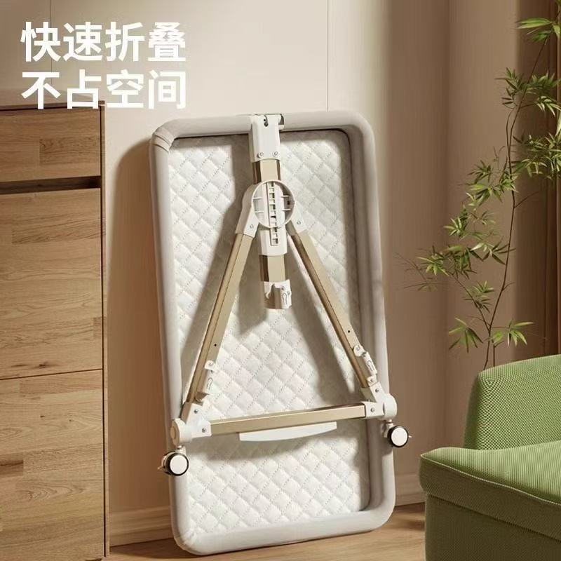 婴儿床可移动多功能便携式宝宝床可折叠摇篮床新生儿拼接大床