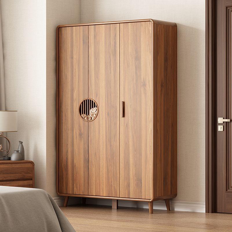 中式衣柜家用卧室实木色衣橱新款儿童收纳储物柜小户型多层大容量